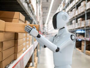 Humanoid robot for warehouse automation