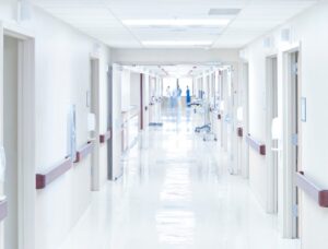 A hospital hallway